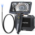Teslong Ultra-Thin 3.9mm Industrial Endoscope with Lights, 6" IPS Screen Hnadle Borescope Automotive Mechanic Inspection Camera with 6000mAh Battery, 5FT Flexible Waterproof Gooseneck Probe