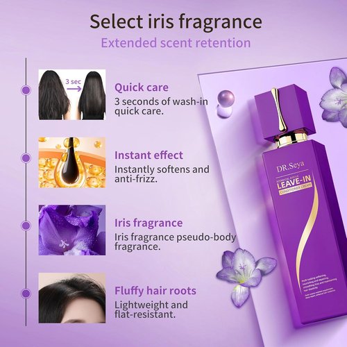Skiennix Instant Smoothing Leave-In Conditioner - Softens & Repairs Damaged Hair, Locks in Hydration, Eliminates Frizz