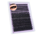 Zociacil 9-16mm 80D Fluffy Lashes Clusters 320pcs Wispy Natural Eyelash Cluster D Curl Extension 0.07D DIY Individual Lashes Cluster at Home for Beginners (80D)