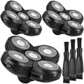 Bald Head Shavers Replacement Blades, BENACES 3 Pack Blades Refills Compatible with Freebird Head Shaver, 5-Blade Razor with Cleaning Brush, Specially Engineered for Bald Men, Face Electric Razor