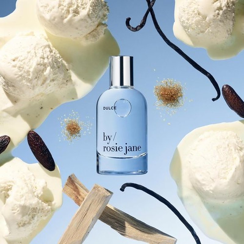 By Rosie Jane Eau De Parfum Spray - Dulce Clean Perfume for Women | Non-Toxic Body Mist with Vanilla & Brown Sugar (50ml)