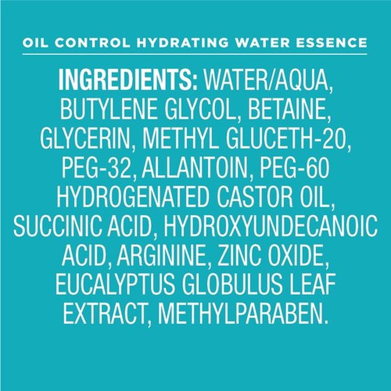 Curel Oil Control Japanese Skin Care, Hydrating Water Essence For Oily to Dry, Sensitive Skin, Hydrating Face Moisturizer, Fragrance Free, 5 Oz