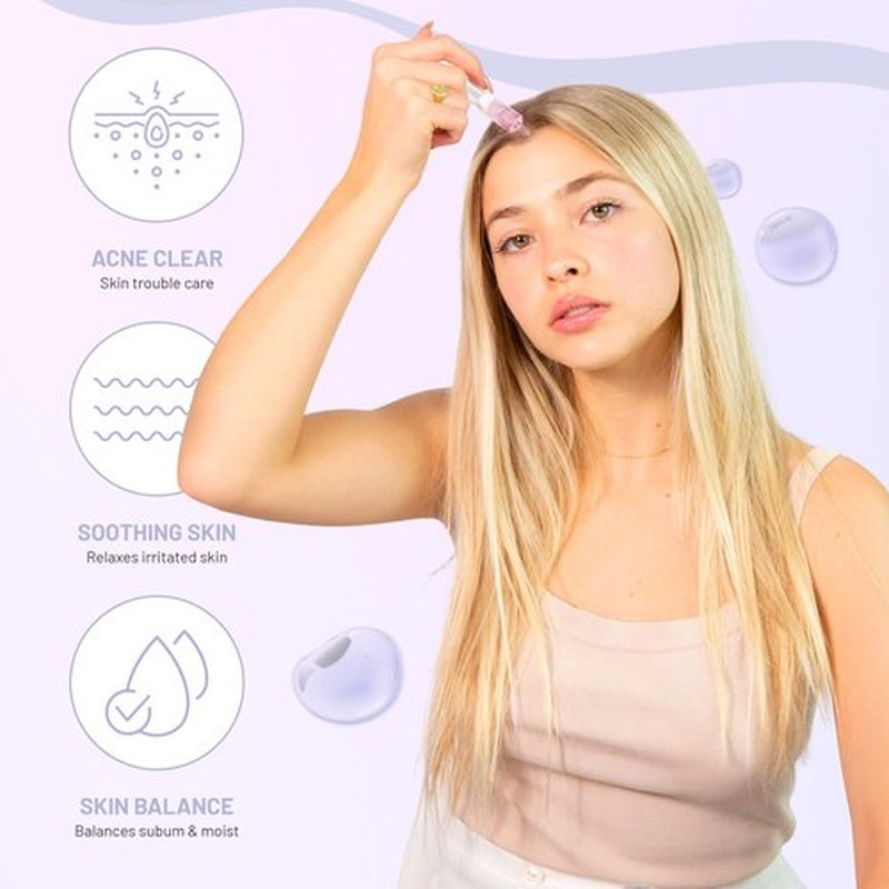 BRÜUN AC - Control Clear and Pure Vita Plus Ampoule - Micro Needling Korean Booster for Face and Body to Use with and without Derma Pen Microneedling Skin Care Serum 1.18 oz