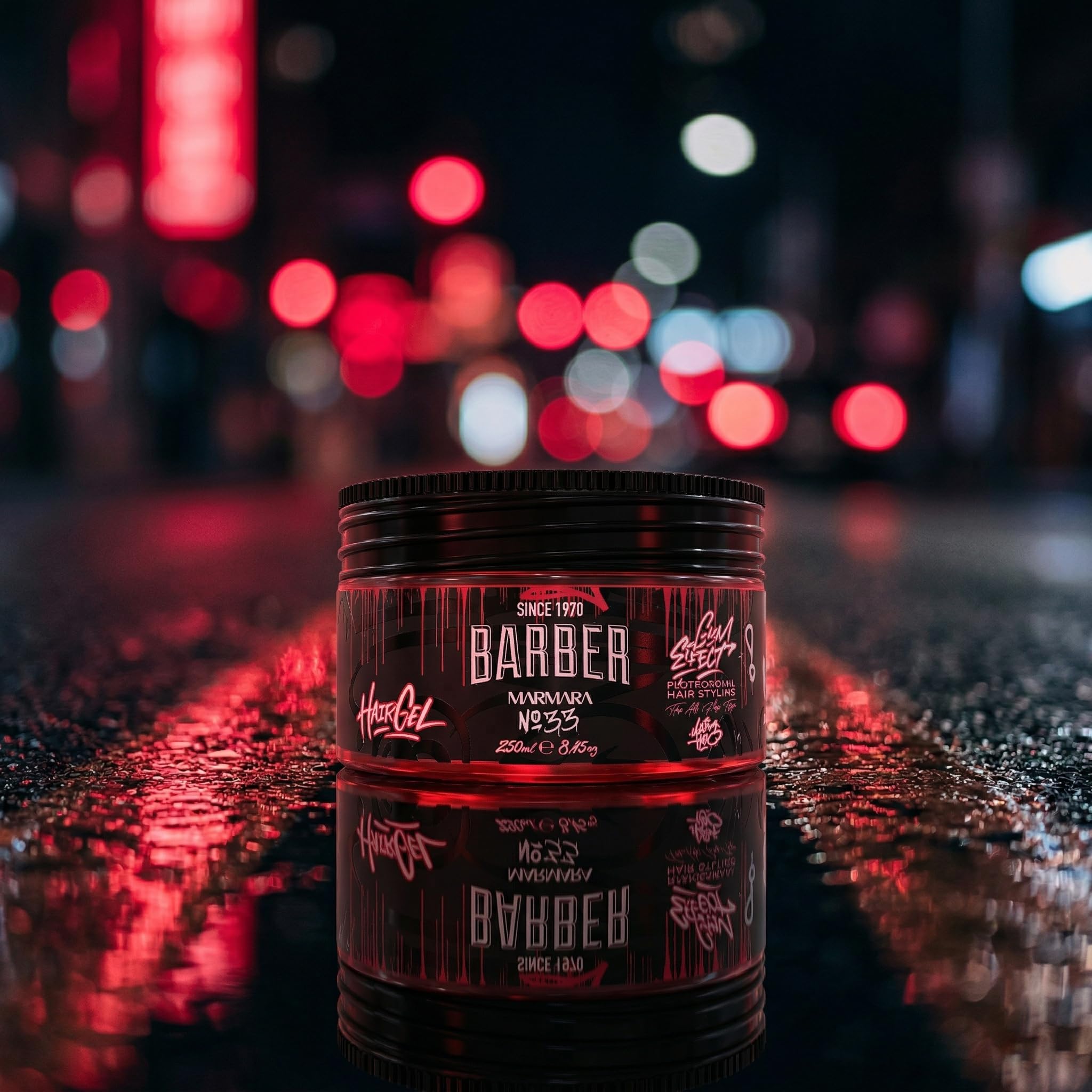 barber marmara No.33 Hair Styling Gel Strong Hold Fresh Scent 8.45 fl oz