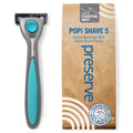 Preserve POPi Shave 5 Razor System, Charcoal Grey
