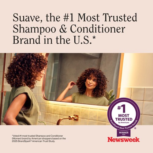 Suave Keratin Infusion Color Care Shampoo For Color Treated Hair, Anti Fade & 48HR Frizz Control, Smooths & Adds Shine, 28 FL OZ Pump, 4 Count
