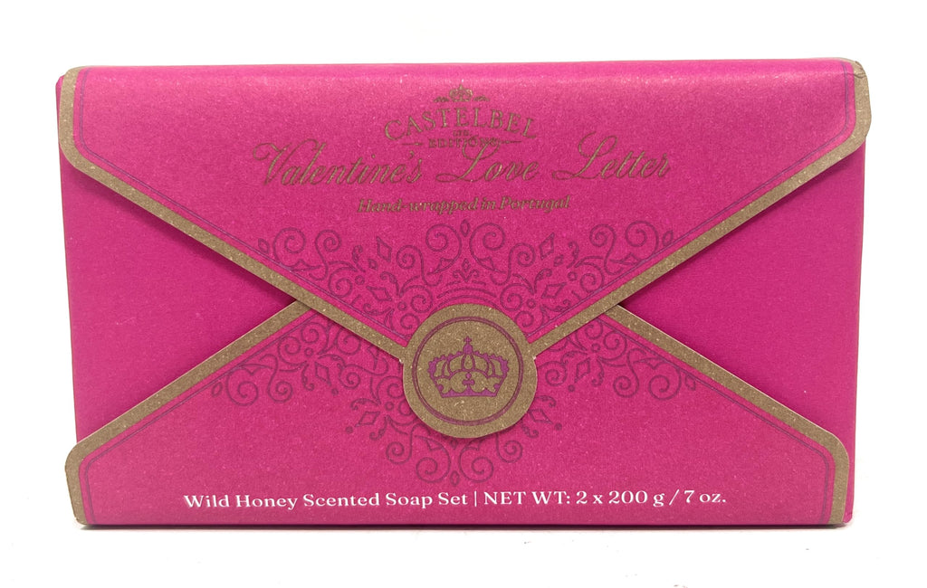 Castelbel Set of Wild Honey Fragranced Luxury Soap, (2) 7-Ounce Bars