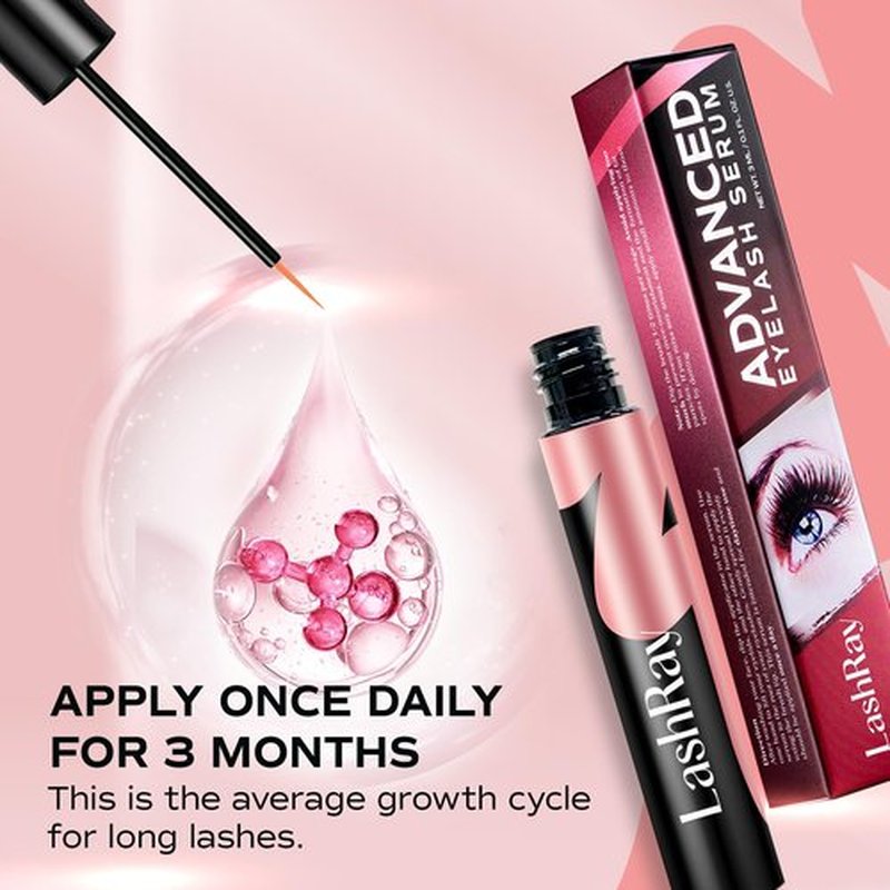 LashRay Eye Lash Enhancing Serum to Grow Longer Thicker Eyelashes for Women