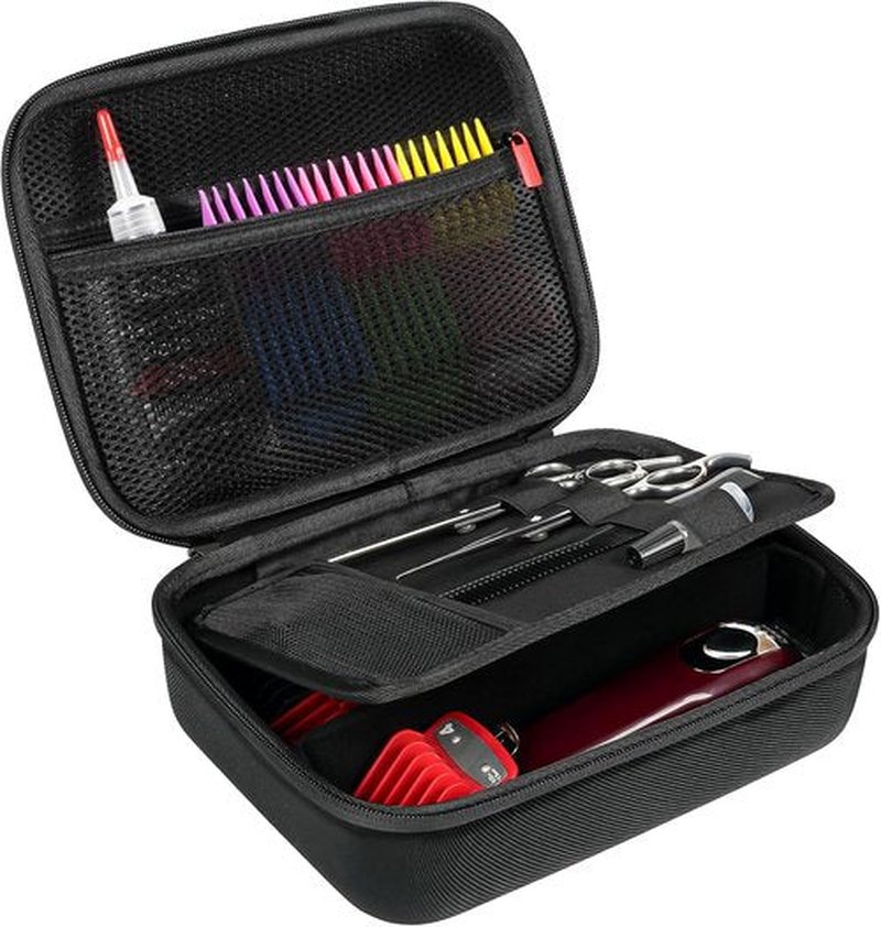 ProCase Hard Travel Case - Hair Clippers Organizer for Hatteker, Oneisal, Wahl 5Star & Andis - Black