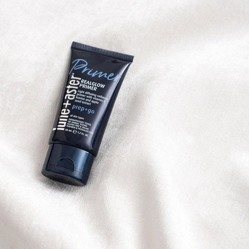 Lune+Aster RealGlow Primer - Sheer Radiant Primer with Vitamin E & Licorice Extract | Vegan, Gluten-Free | 1.7 Fl. Oz
