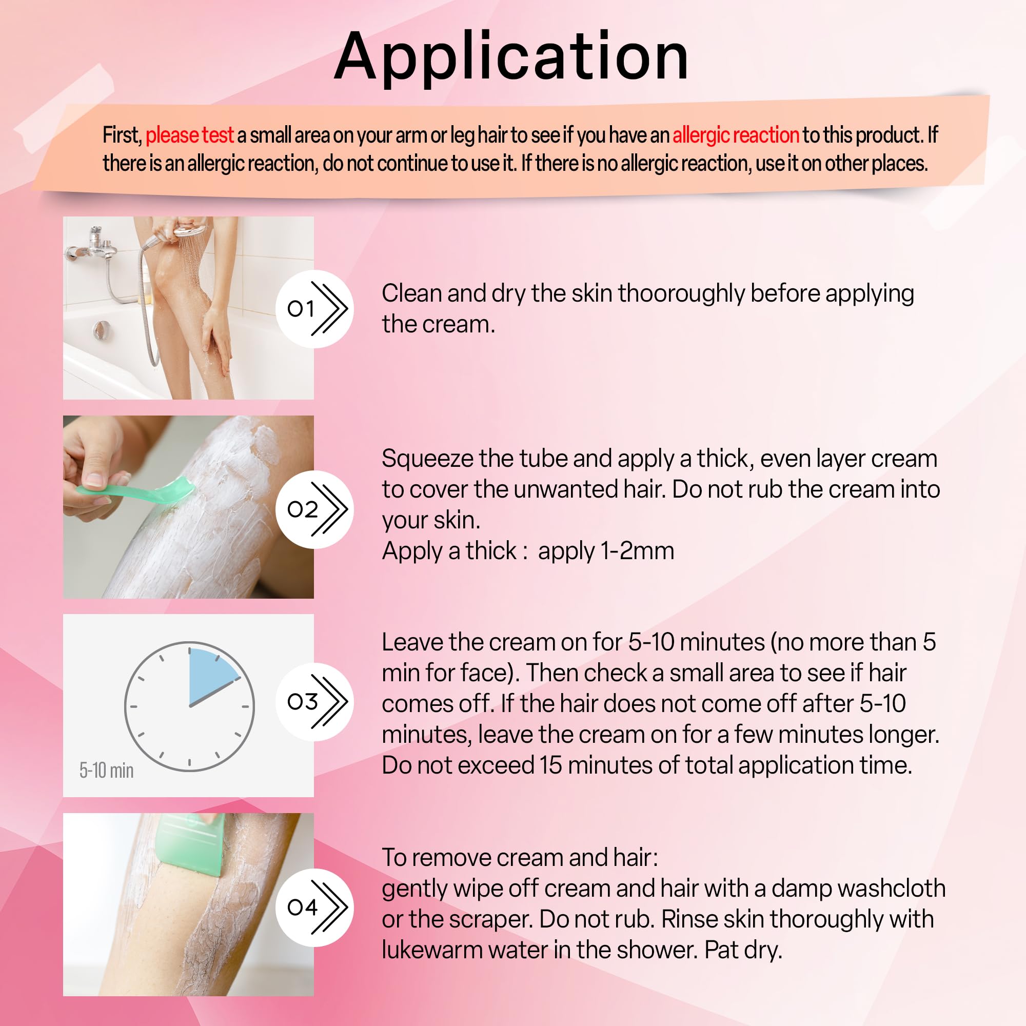 Evervines Hair Removal Cream for Women: Bikini Line Intimate Area Depilatory for Face Legs and Underarms - Gentle Formula for Home and Travel Use - Includes Scraper (4.2oz)