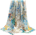 ANDANTINO 100% Silk Scarf - Large 43" Lightweight Square Headscarf & Shawl for Women | Gift-Ready Packaging