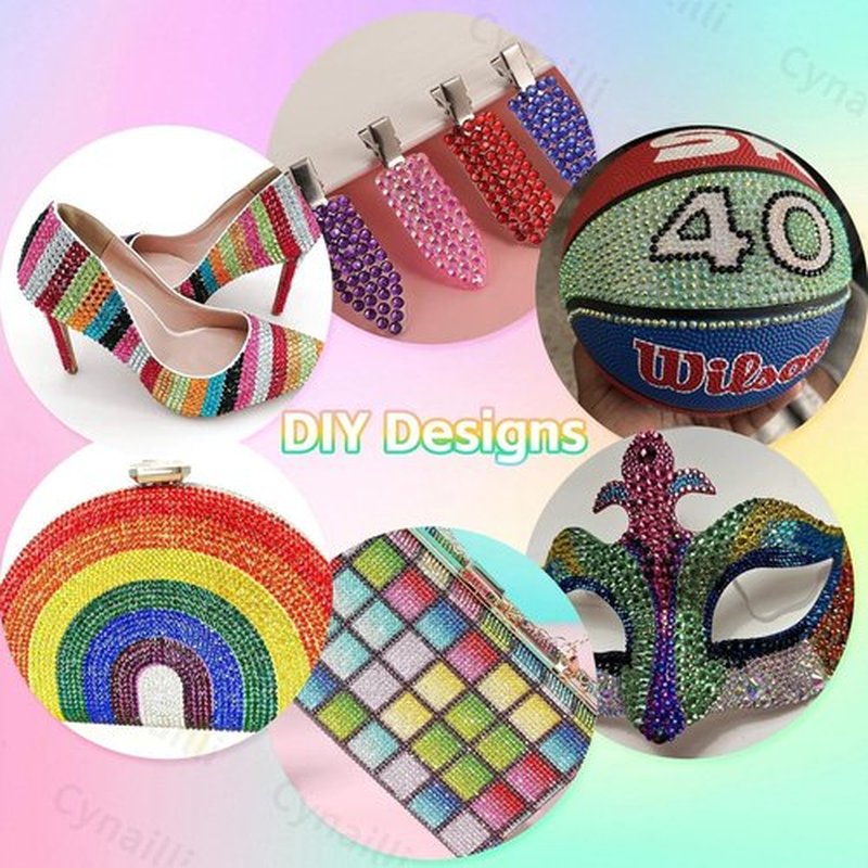 15 Grids Resin Rhinestones for Crafting, Colors Bedazzling Gems Kit, Jelly Resin Rhinestones for Nails Face Eyes Makeup Crafts Tumblers Bottles