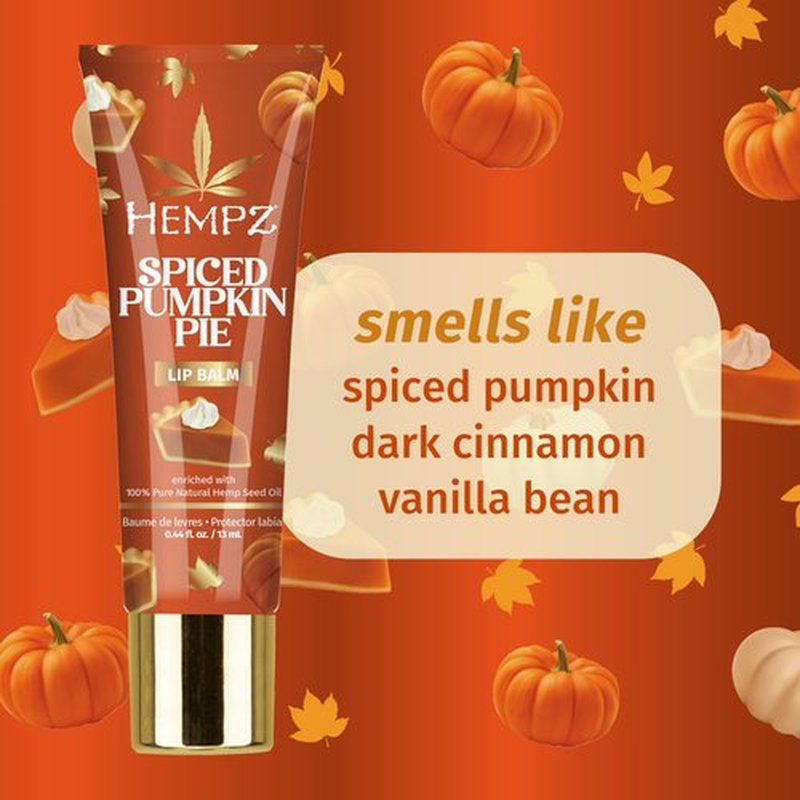 Hempz Fall Faves Trio Lotion & Lip Balm Set, Limited Holiday Run, Moisturizing and Nourishing Gift Pack, Travel Size