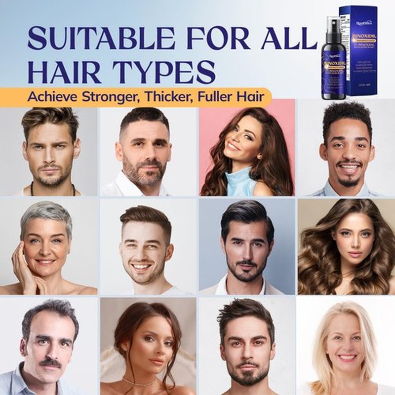 5% Minoxidil Hair Growth for Men and Women: Extra Strength Minoxidil Kit Hair Loss Treatment Serum with Rosemary for Faster Stronger Thicker Hair Growth 2 Fl Oz