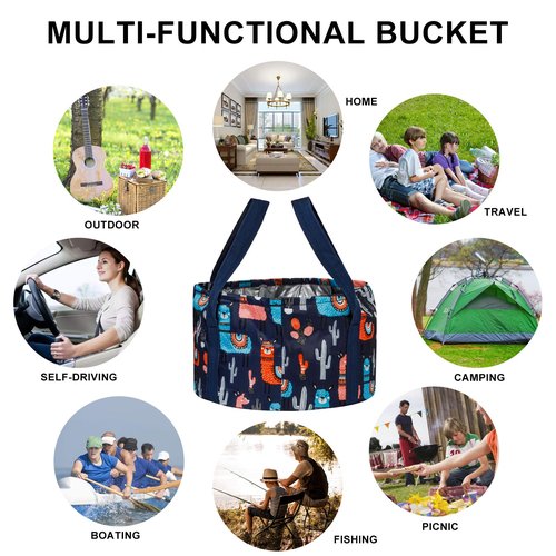 Foot Bath Basin Portable Travel Collapsible Foot Basin Folding Foot Bath Tub Soaking Feet Bucket for Camping Washing