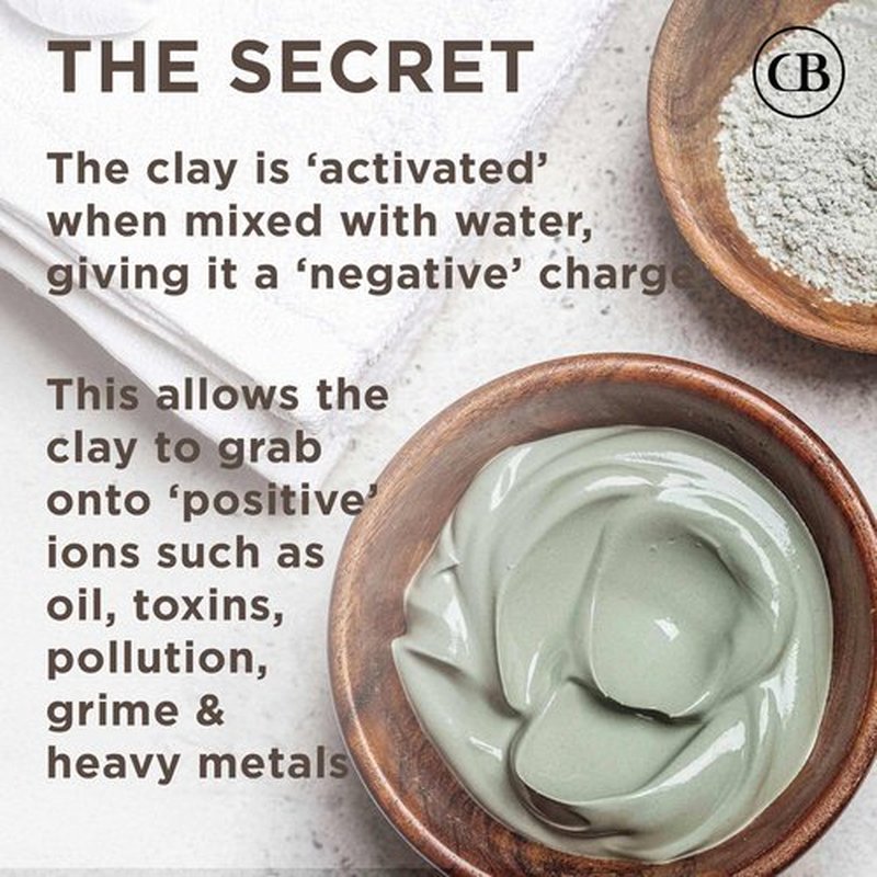 California Biology Clay Mask Variety Pack | Indian Healing Clay Assortment with Kaolin, Calcium Bentonite, and Kaolin & Bentonite | Deep Pore Cleansing Facial Mask & Clay Body Scrub | 6 Count