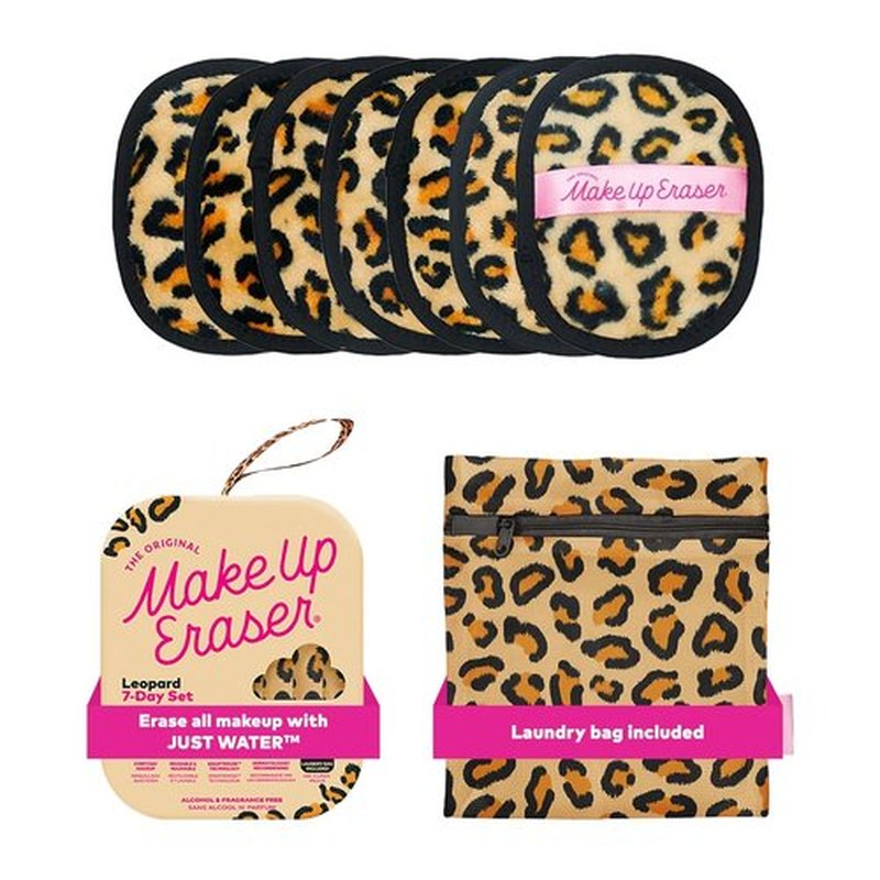 Original Makeup Eraser - 7-Day Set for Effortless Makeup Removal | Waterproof Mascara, Eyeliner, Foundation, Lipstick