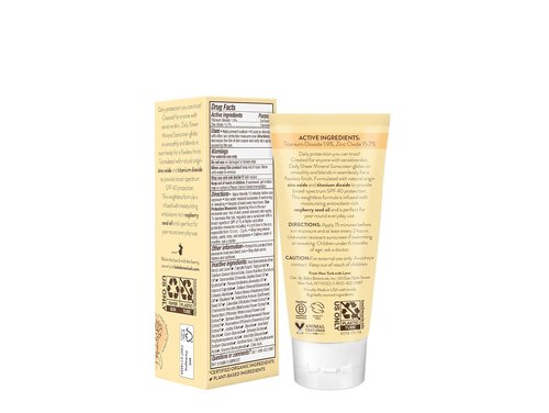 Babo Botanicals Daily Sheer Mineral Face Sunscreen SPF 40 - Natural Zinc Oxide & Titanium Dioxide - Fragrance-Free Formula