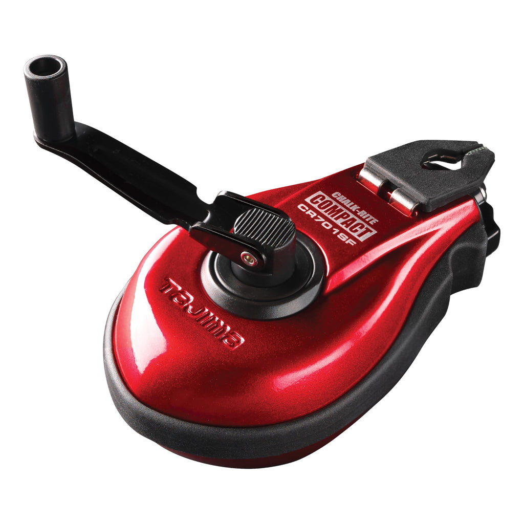 TAJIMA Chalk-Rite COMPACT Snap-Line - Extra Bold 1.0 mm Chalk Box with Steamlined Design & Bold Line - CR701SFR