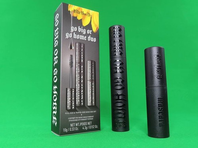 KVD Vegan Beauty Go Big or Go Home Mascara Set - Volumizing Formula for Bold Lashes | 2-Pack