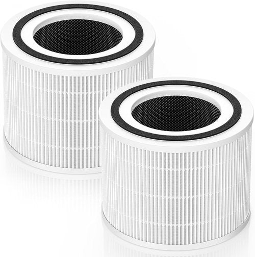 Puroair 240 Filter Replacement - High-Efficiency Activated Carbon | 2-Pack, White