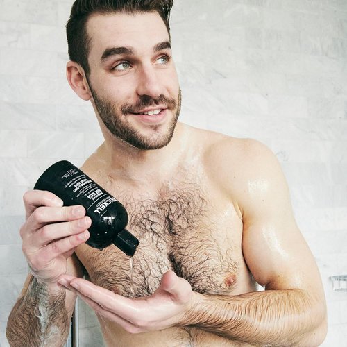 Brickell Men's Invigorating Mint Body Wash - Natural Deep Cleaning Shower Gel with Aloe & Jojoba, 16 Oz