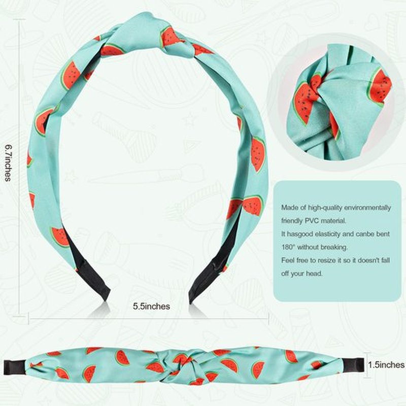 DiyJibb Headbands for Women Girls - 6PCS Stylish Top Knotted Headbands - Knotted Headband for Women - Head Bands Wide Hairband Hair Accessories