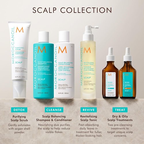 Moroccanoil Scalp Balancing Shampoo - Nourishing Formula for Healthy Hair | 8.5 Fl Oz