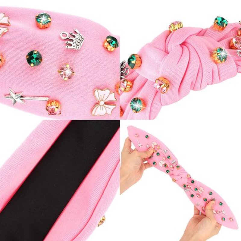 BAHABY Knotted Headbands for Women Girls Good Witch Headband Cute Hair Accessories for Movie Fans Gifts for Teens