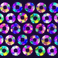 40 Pcs Light Up Mermaid Scrunchies, Hair Scrunchy for Girl & Women, Multi Light Modes, Glow in the Dark Accessories for Rave Neon Slumber Party