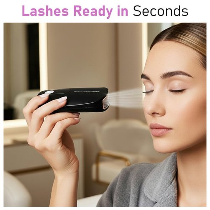 Lasting Lashes Lash Shampoo Kit – Premium Lash Extension Cleaning Kit & Care Set with Fan, Brush, Oil-Free Eyelash Cleanser, Goggles for Shower & Sleep Mask - Lash Bath Kit & Aftercare System