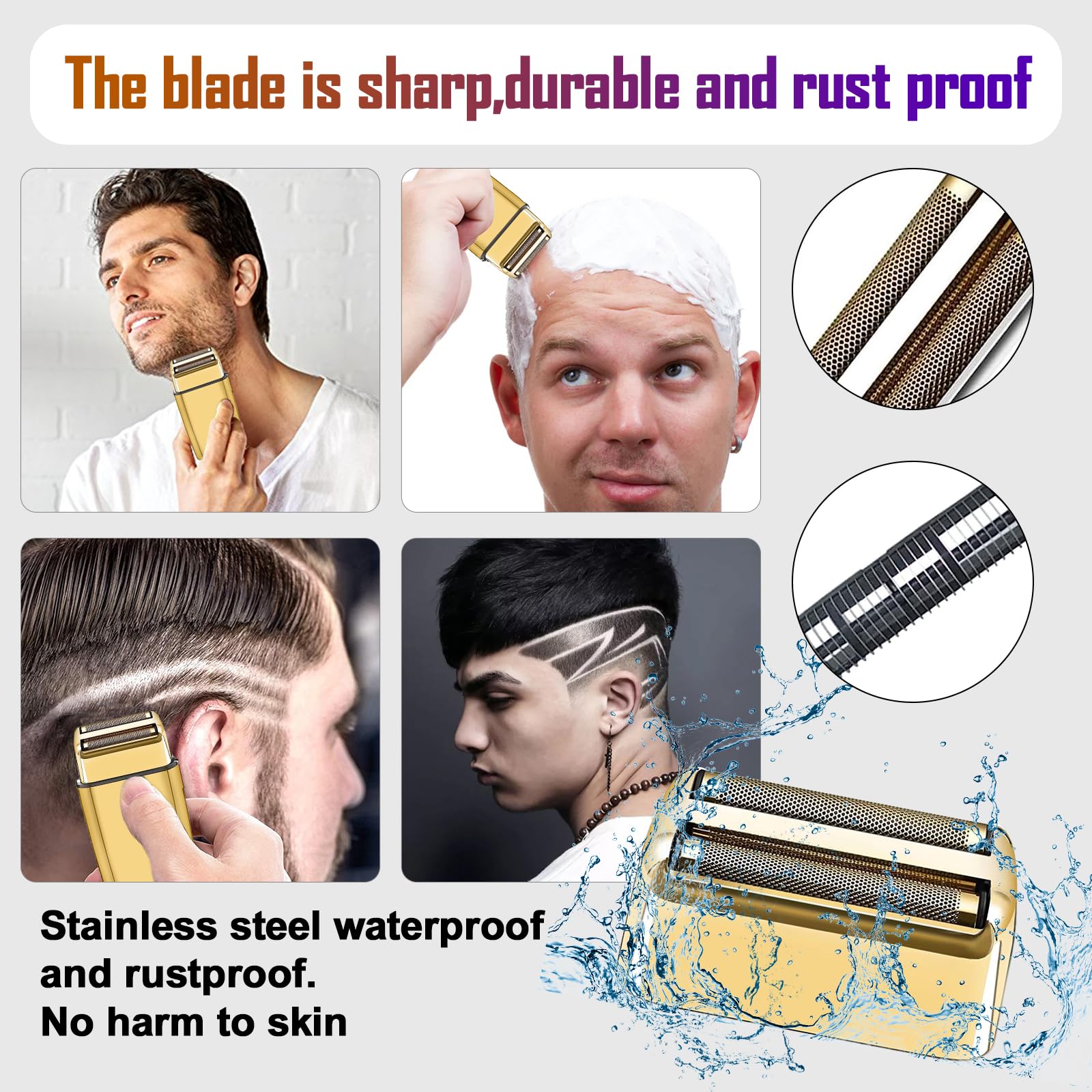 FXFS2 Shaver Replacement Foil & Cutters Compatible with BaBylissPRO Double