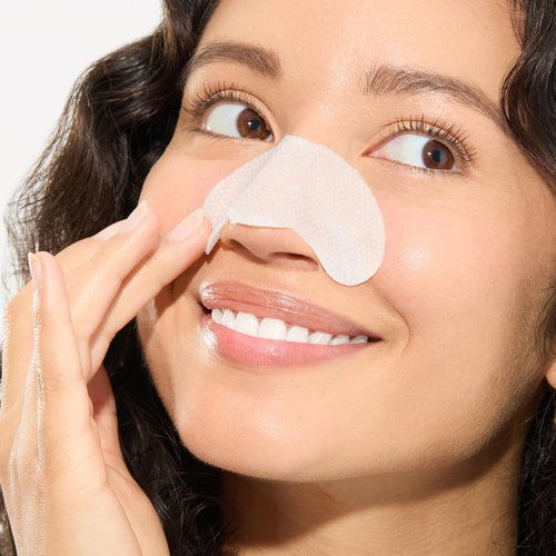 Mario Badescu 2-in-1 Deep Cleansing Pore Strip, Dual Action Foaming Cleanser and AHA Exfoliators Patches for Nose, Chin and Forehead, Removes Whiteheads, Blackheads and Sebum, 6 Pack