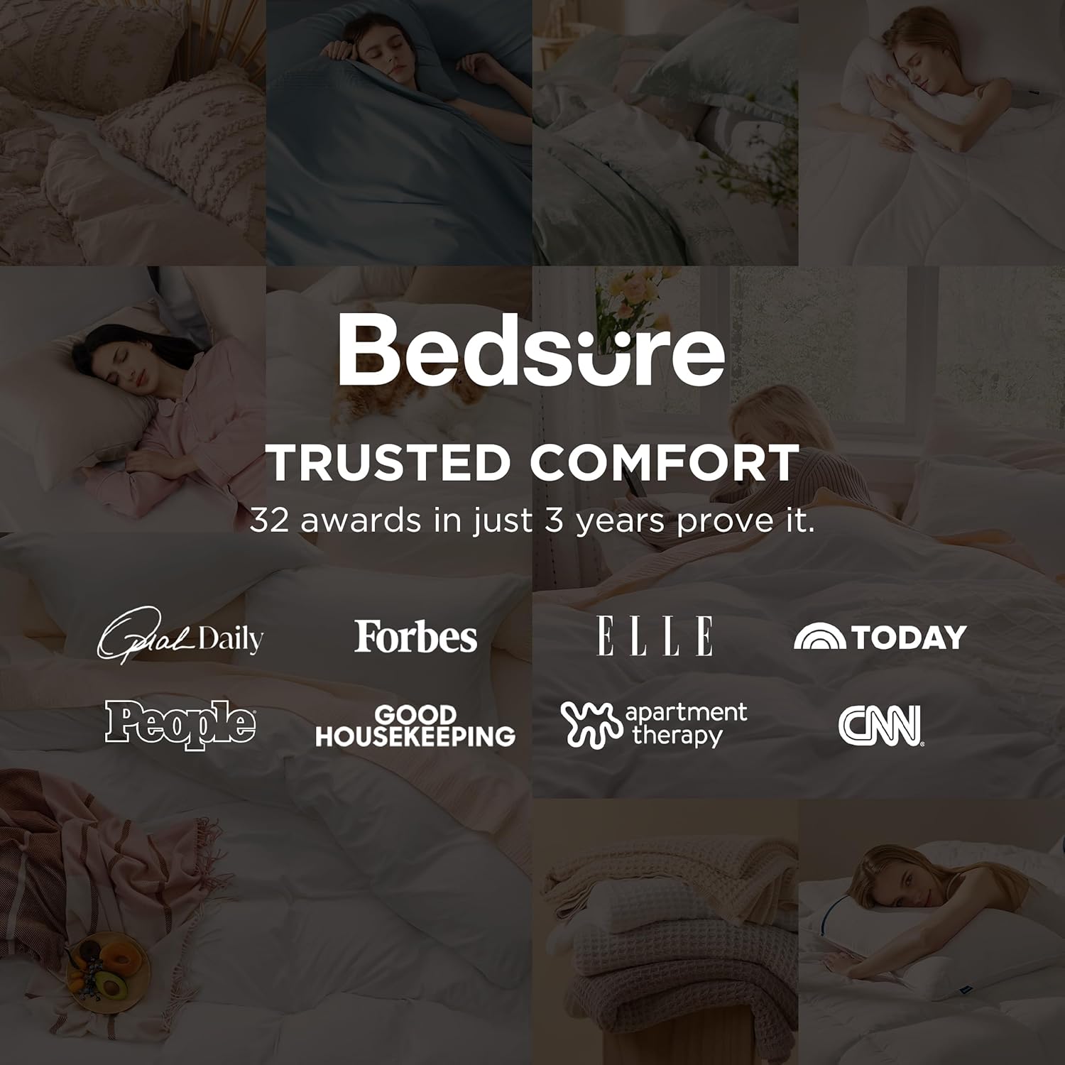 Bedsure Terracotta Duvet Cover Set - Extra Soft Cotton-Like Polyester, Full Size 3 Pieces, 80x90 Inches with Zipper Closure & 2 Pillow Shams