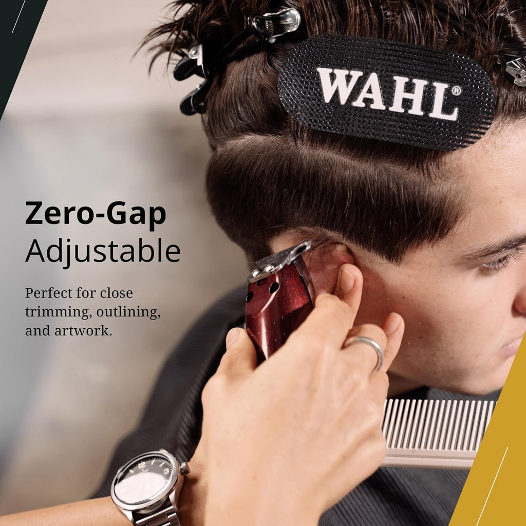Wahl Professional 5 Star Cordless Detailer Trimmer - T Wide Blade, 100 Min Runtime, Includes Charging Stand