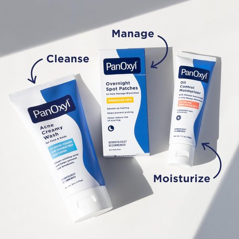 PanOxyl AM Oil Control Moisturizer, NEW Sheer Formula, Absorbs Excess Oil and Reduces Shine, with Mineral Sunscreen for Acne Prone and Oily Skin - SPF 30-1.7 oz
