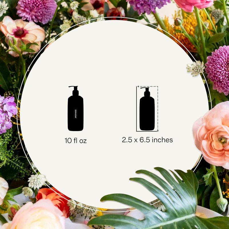 APOTHEKE Liquid Hand Soap - 10 Fl Oz Hydrating Formula with Premium Fragrance Oils | Gentle Cleanser for Kitchen & Bathroom