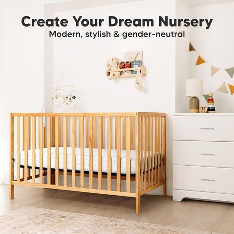 KeaBabies Fitted Crib Sheets - Soft Bamboo Viscose Cotton, 52x28, Gender Neutral (Bunnies) - 2-Pack