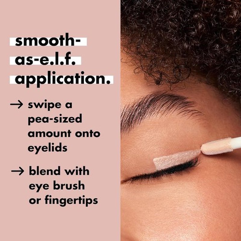 e.l.f. Lock It Down Eyeshadow Primer - Smooth, Long-Lasting Creamy Formula | Intensifies Color & Prevents Creasing