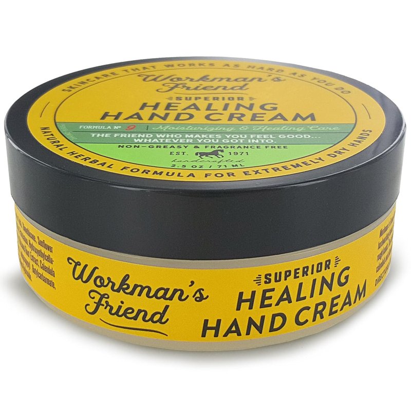 WORKMAN'S FRIEND Healing Hand Cream - Intense Moisturizer for Extremely Dry & Cracked Skin - 2.5 oz