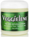 Beesaluxe Veggielene - 100% Natural, Vegan & Hypoallergenic Alternative to Petroleum Jelly - Unpetroleum - Lips, Hands, Baby, Makeup Remover and More (8 Ounce)