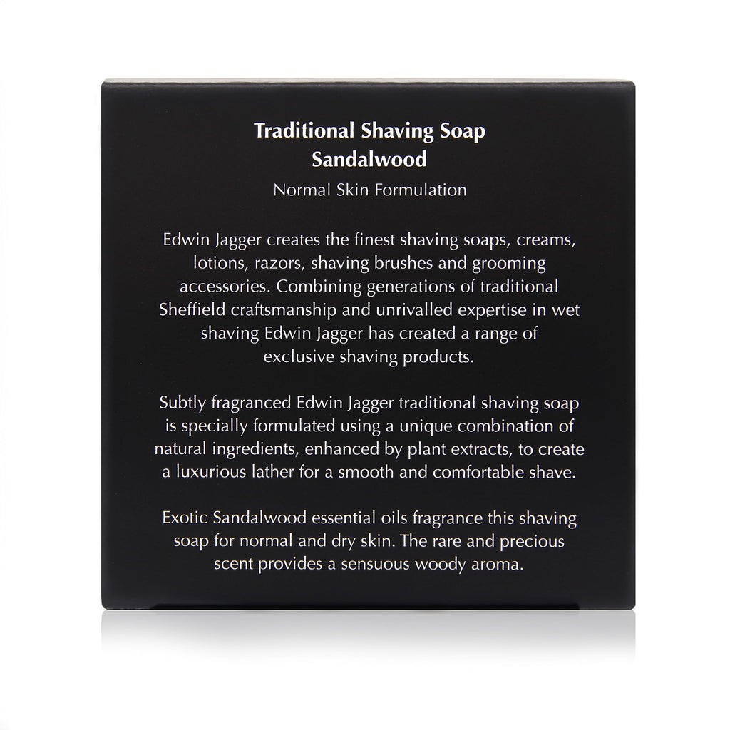 Edwin Jagger Shaving Soap Refill, Sandalwood, 3-Pack