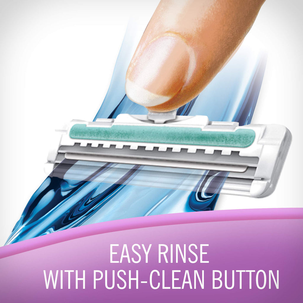 Skintimate Twin Blade Disposable Razor for Women, Great for Travel, Easy to Rinse, 72 Count, Packaging may vary