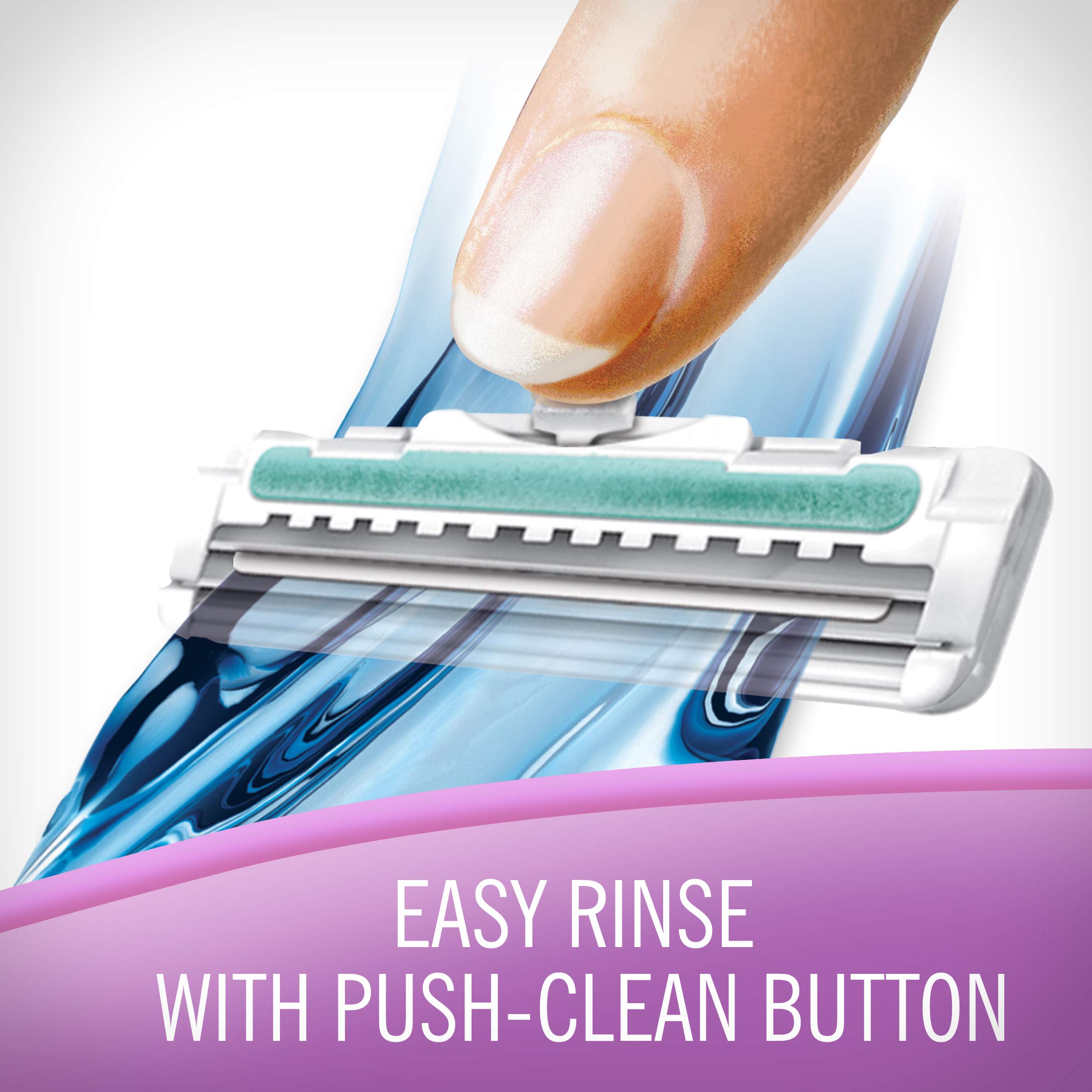 Skintimate Twin Blade Disposable Razor for Women, Great for Travel, Easy to Rinse, 72 Count, Packaging may vary