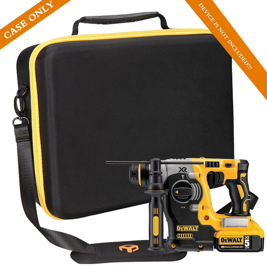 Aproca Case Compatible with DEWALT 20V MAX SDS Rotary Hammer Drill (DCH273B), Portable Storage Bag for Accessories (Case Only)