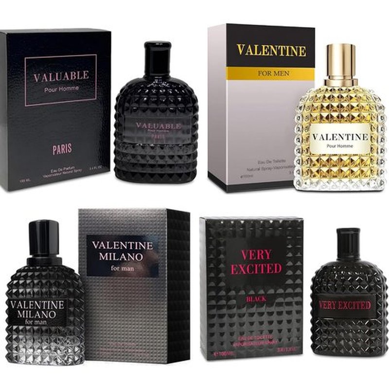 A CENTER Men's Cologne Gift Set - Luxury Eau de Toilette | Vanilla Bourbon, Leather & Amber | 3.4 Fl Oz Each