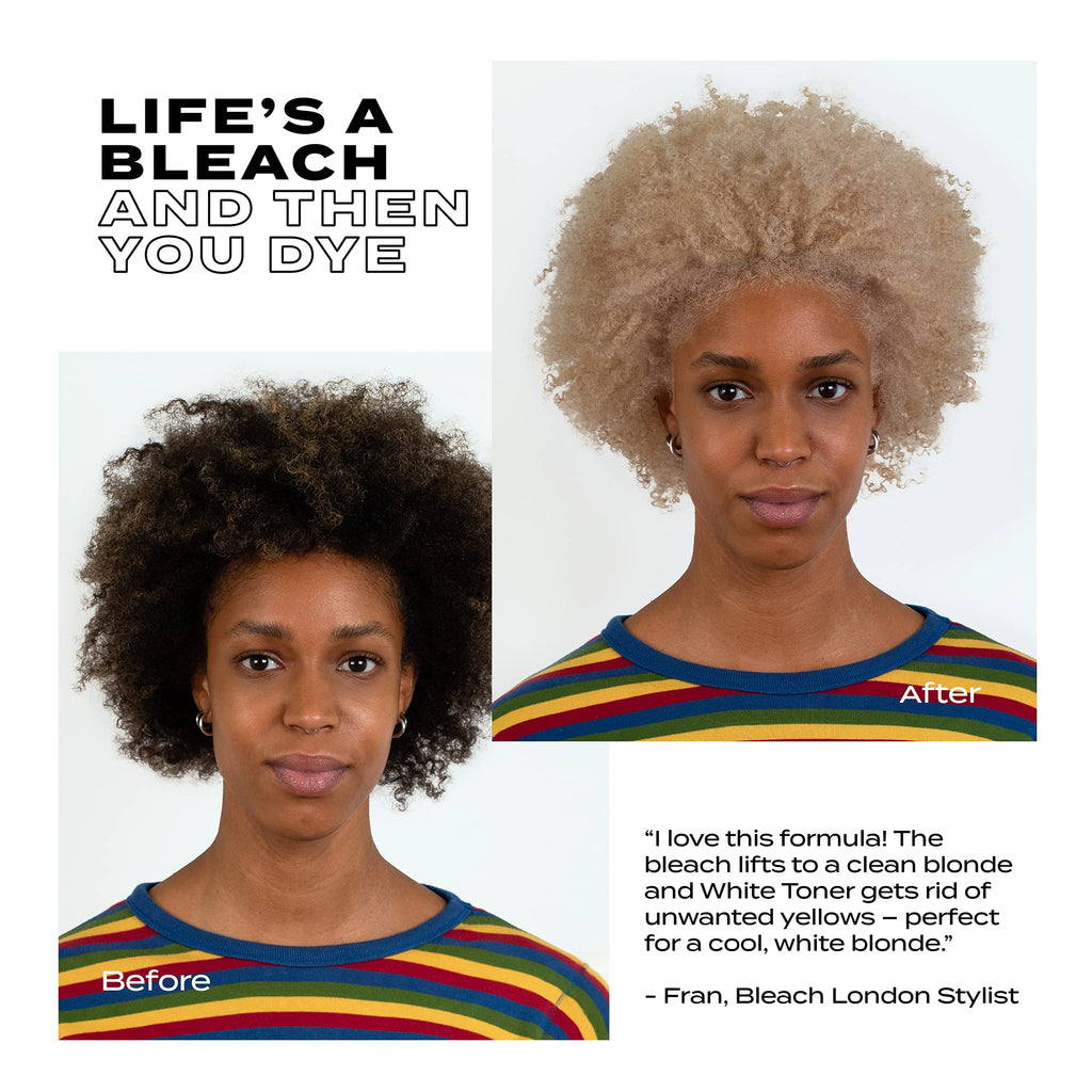 BLEACH LONDON Total Bleach Kit - Salon Standard, Vegan, Cruelty-Free, For All Hair Types, Brightest Blonde