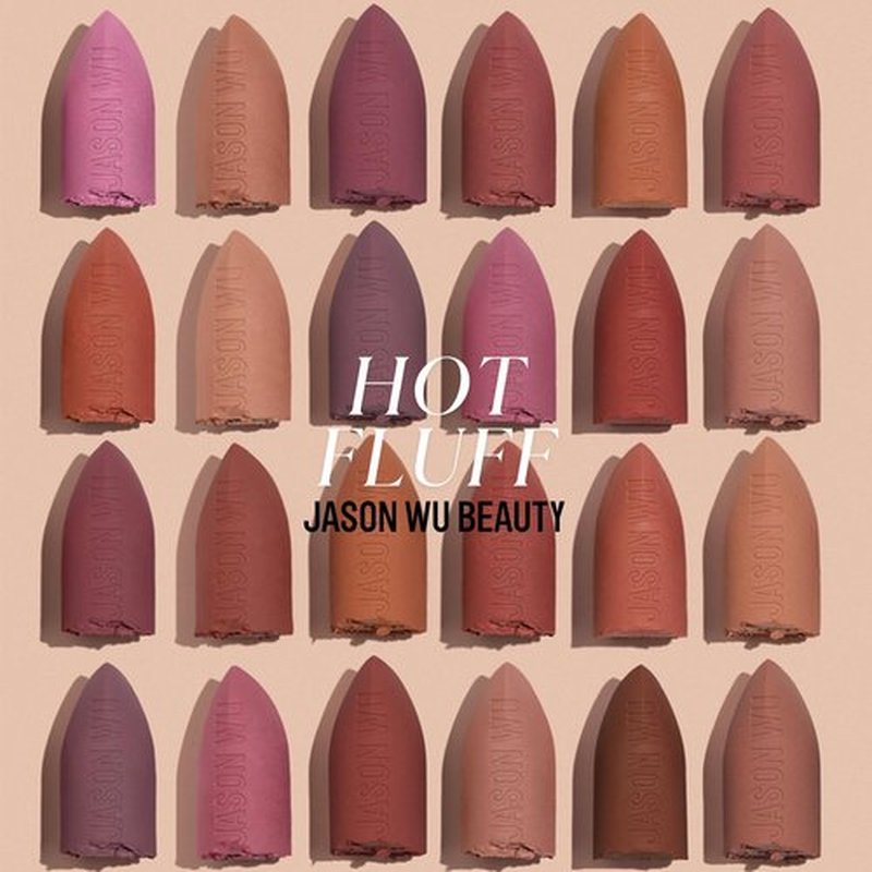 Jason Wu Beauty Hot Fluff Modern Matte Lipstick - 3-in-1 Lipstick, Blush, Shadow, 3.8g 0.134oz (Jelly Roll, 3.8g)