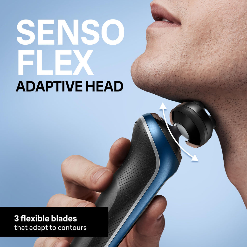 Braun Electric Shaver for Men, Series 6 6172cc, Wet & Dry Shave, Shaving Kit with SmartCare Center and Precision Trimmer